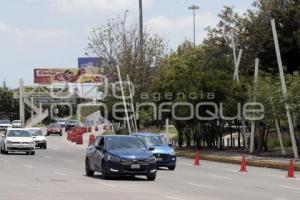 CIERRE DE CARRIL ATLIXCÁYOTL