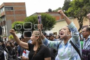 TLAXCALA . MANIFESTACIÓN SINDICATOS