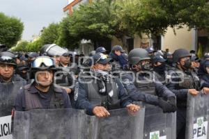 TLAXCALA . MANIFESTACIÓN SINDICATOS