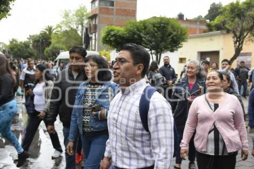 TLAXCALA . MANIFESTACIÓN SINDICATOS