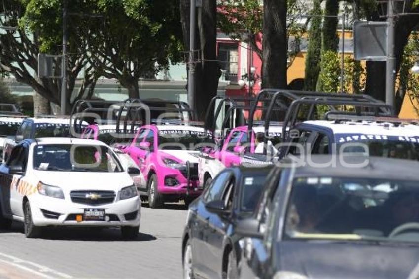 TLAXCALA . DESALOJO MANIFESTANTES