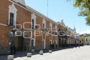 TLAXCALA . DESALOJO MANIFESTANTES