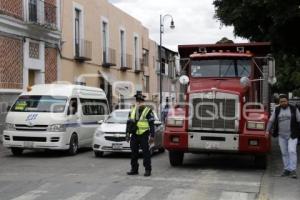 TRÁFICO . CALLE 16 DE SEPTIEMBRE 