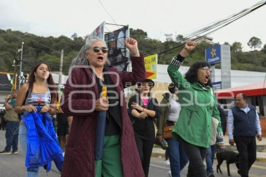 TLAXCALA . MANIFESTACIÓN SINDICATOS