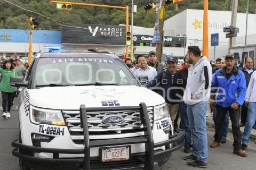 TLAXCALA . MANIFESTACIÓN SINDICATOS