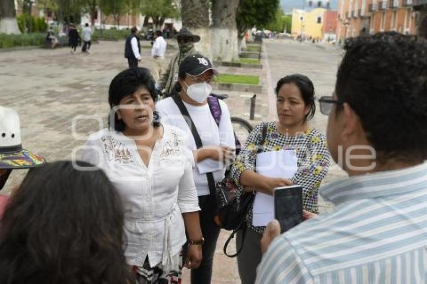 TLAXCALA . MANIFESTACIÓN CAI