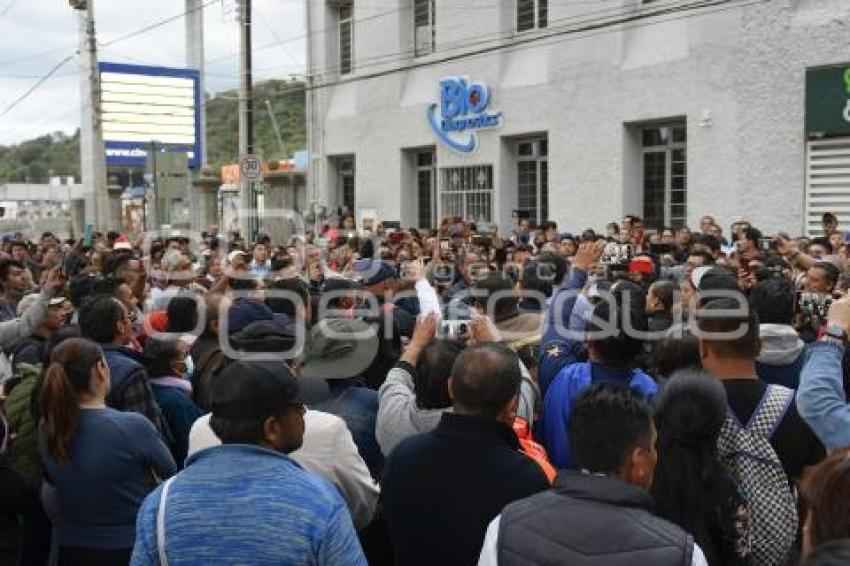 TLAXCALA . MANIFESTACIÓN SINDICATOS