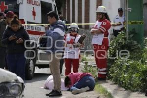 TLAXCALA . ACCIDENTE MOTOCICLISTA