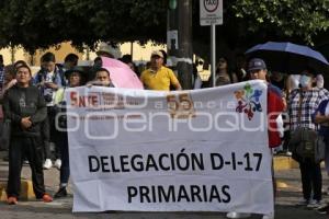 TLAXCALA . MANIFESTACIÓN SINDICATOS