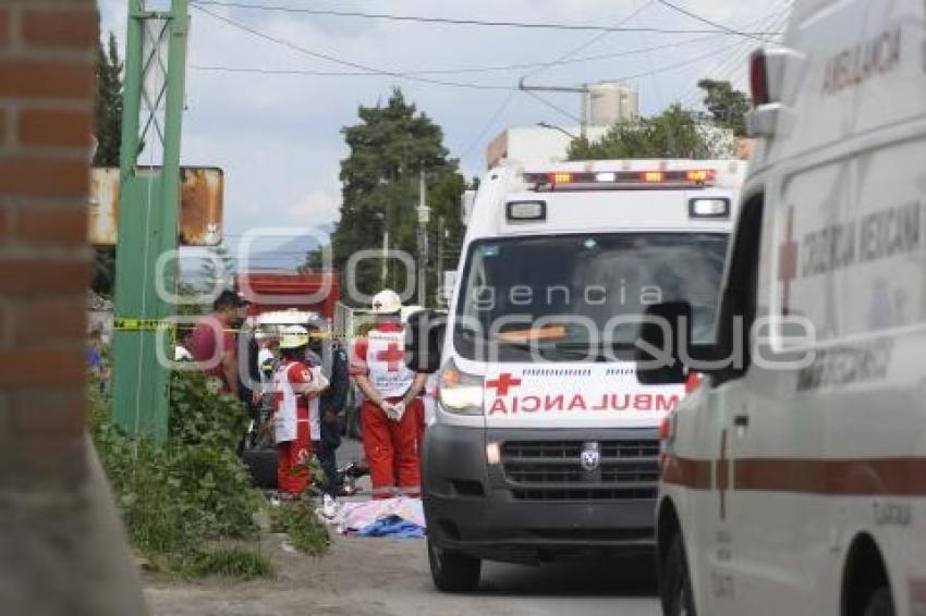 TLAXCALA . ACCIDENTE MOTOCICLISTA