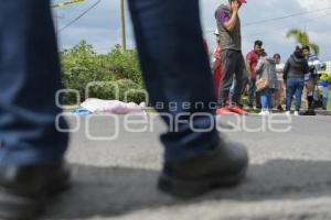 TLAXCALA . ACCIDENTE MOTOCICLISTA