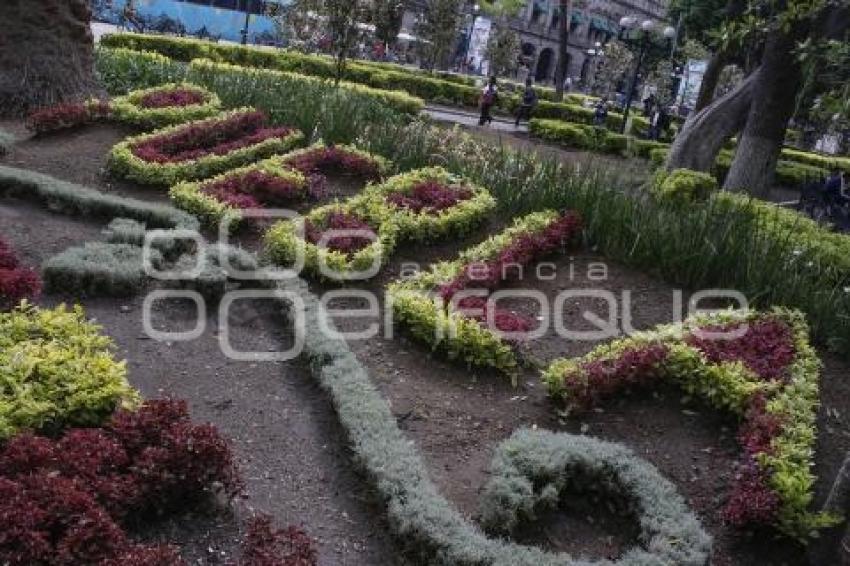 ZÓCALO . LETRAS PUEBLA