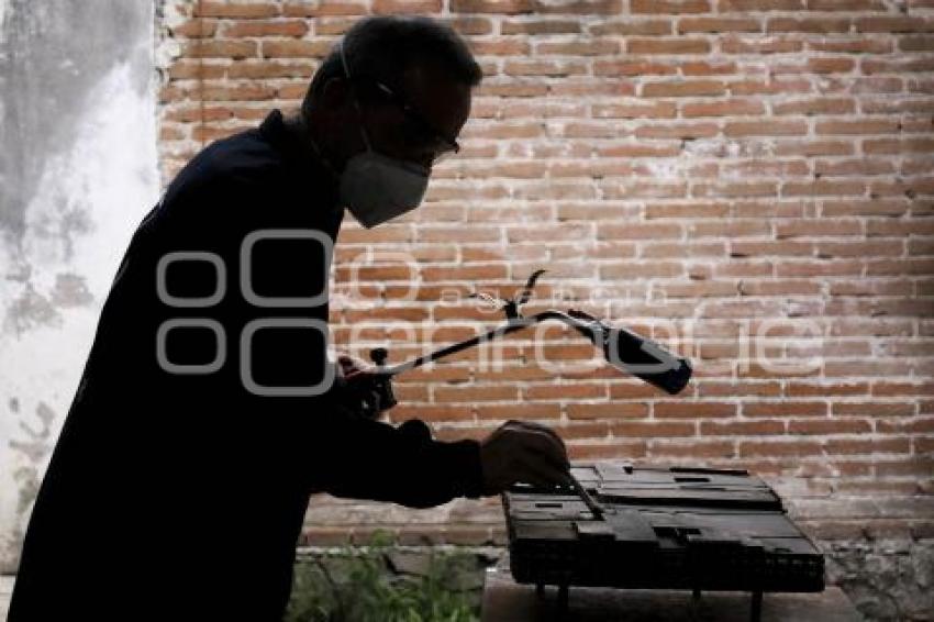 MAQUETA DE PUEBLA . RESTAURACIÓN