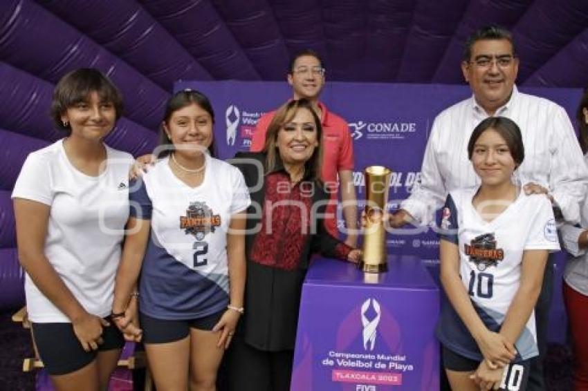 TROPHY TOUR . MUNDIAL VOLEIBOL TLAXCALA