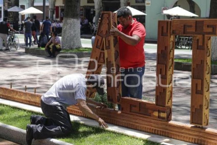 TLAXCALA . LETRAS MONUMENTALES