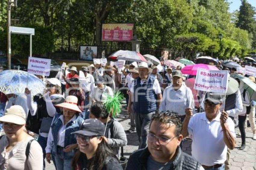 TLAXCALA . MARCHA MASIVA