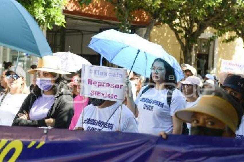 TLAXCALA . MARCHA MASIVA