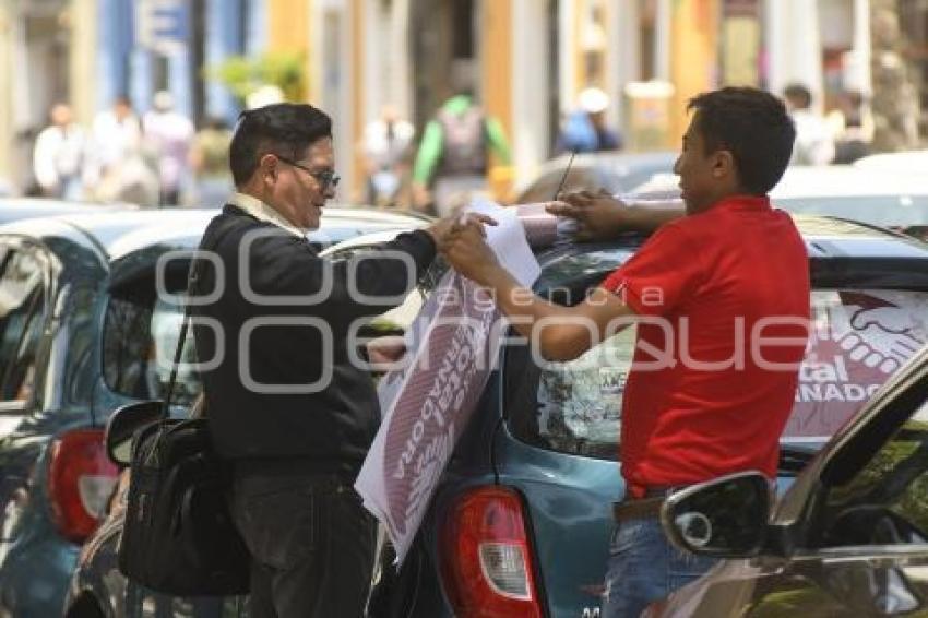 TLAXCALA . CARAVANA FAVOR GOBERNADORA