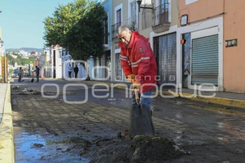 TLAXCALA . LIMPIEZA CALLES