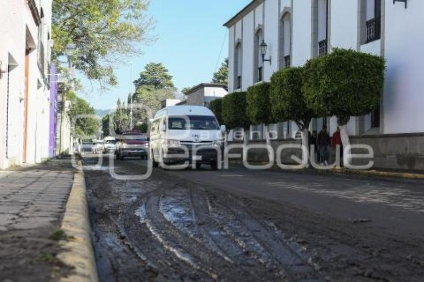 TLAXCALA . LIMPIEZA CALLES