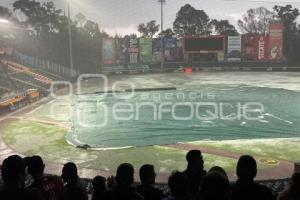 ESTADIO DE BÉISBOL . GRANIZADA