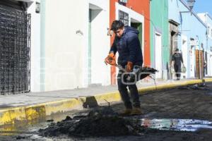 TLAXCALA . LIMPIEZA CALLES