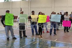 TLAXCALA . MANIFESTANTES DE IXTACUIXTLA