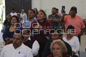 TLAXCALA .  MANIFESTANTES DE IXTACUIXTLA