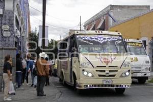 TRANSPORTE PÚBLICO. REUBICACIÓN