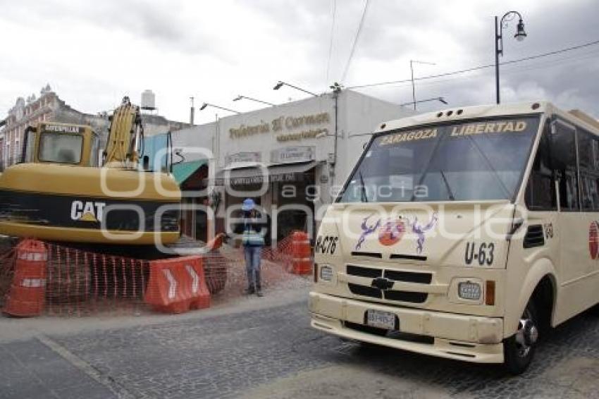 TRANSPORTE PÚBLICO . REUBICACIÓN