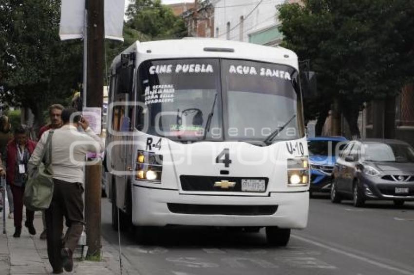 TRANSPORTE PÚBLICO. REUBICACIÓN