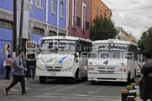 TRANSPORTE PÚBLICO. REUBICACIÓN