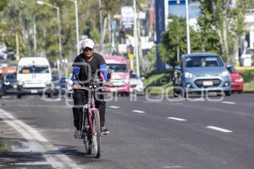 CICLOVÍA . PUENTE DE MÉXICO