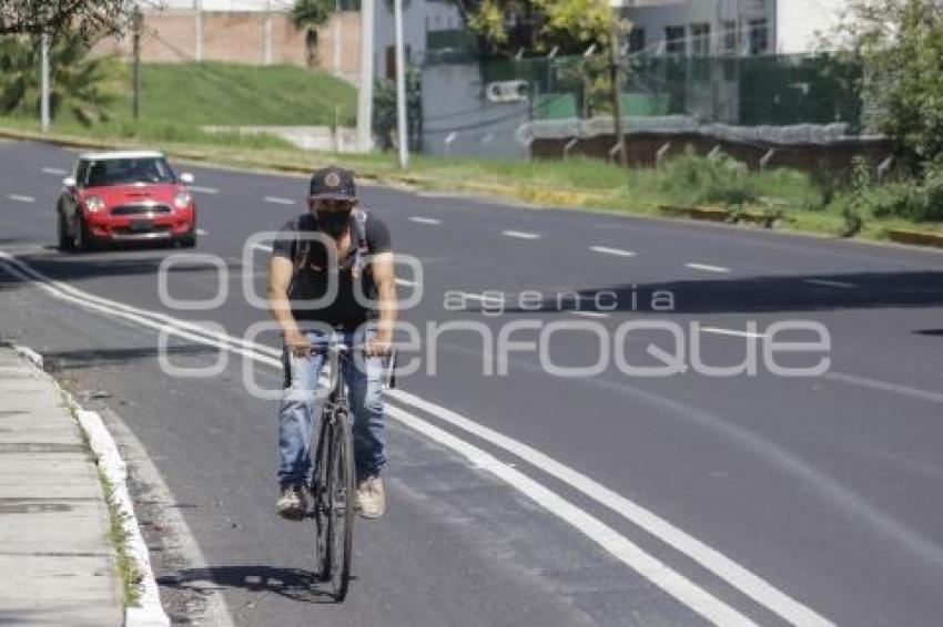 CICLOVÍA . PUENTE DE MÉXICO