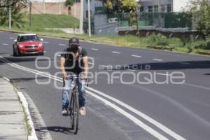 CICLOVÍA . PUENTE DE MÉXICO