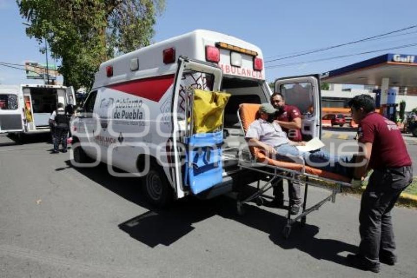 CHOQUE TRANSPORTE PÚBLICO