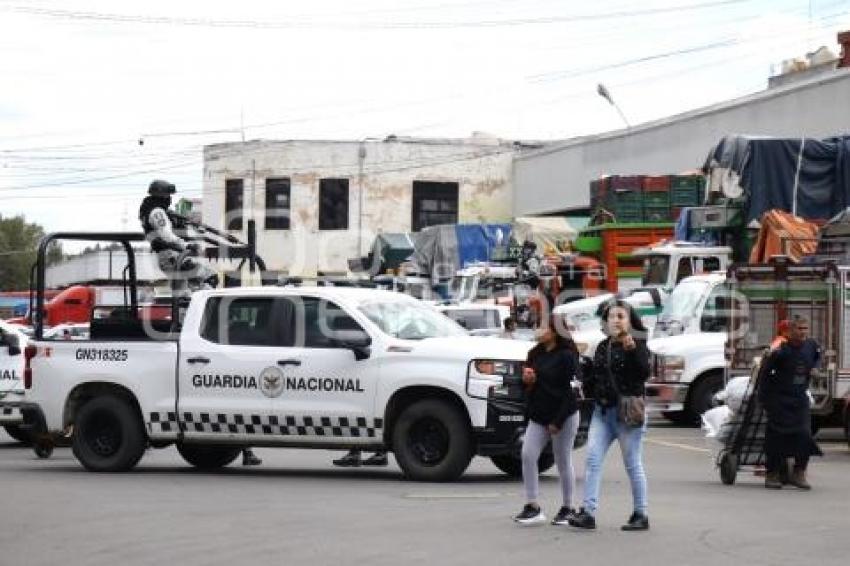 CENTRAL DE ABASTO . GUARDIA NACIONAL