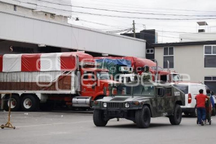 CENTRAL DE ABASTO . GUARDIA NACIONAL