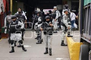 CENTRAL DE ABASTO . GUARDIA NACIONAL