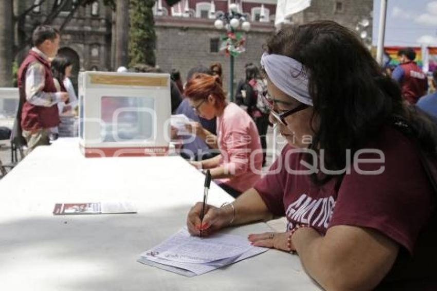 MORENA . CONSULTA PROYECTO NACIÓN