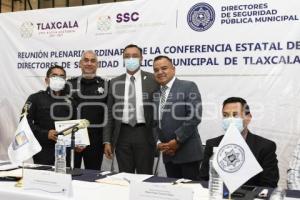 TLAXCALA . REUNIÓN SEGURIDAD PÚBLICA 