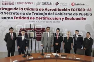 GOBIERNO . CÉDULA DE ACREDITACIÓN . TRABAJO