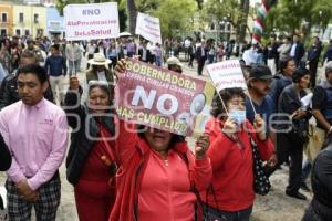 TLAXCALA . MANIFESTACIÓN BURÓCRATAS
