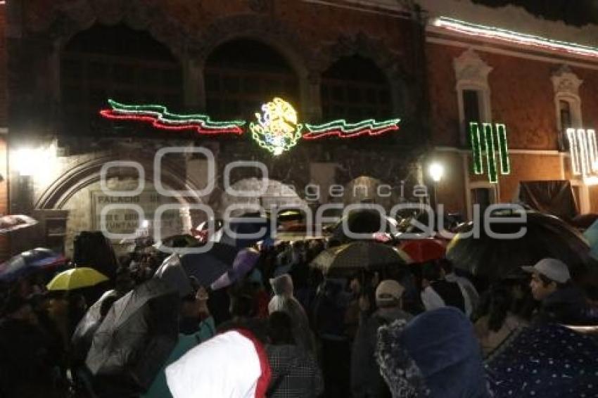 TLAXCALA . FIESTAS PATRIAS . PROTESTA