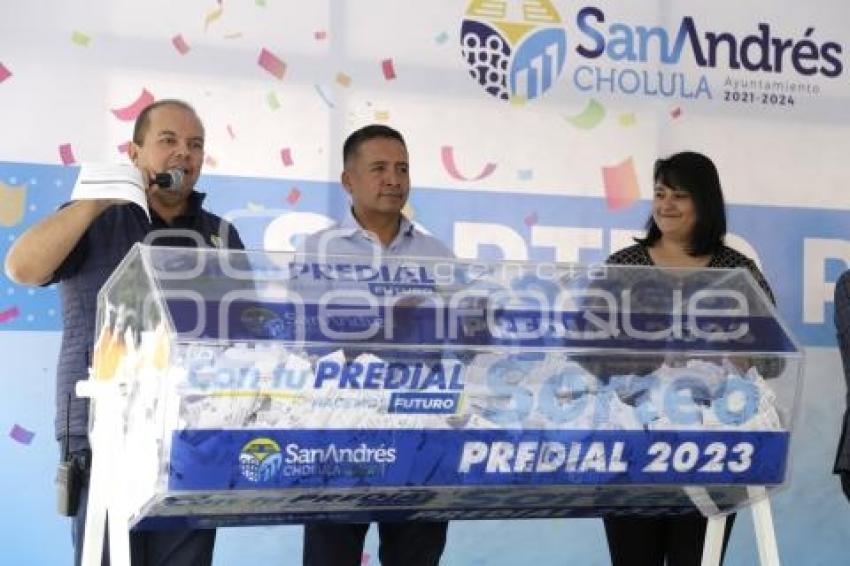 SAN ANDRÉS CHOLULA . SORTEO PREDIAL