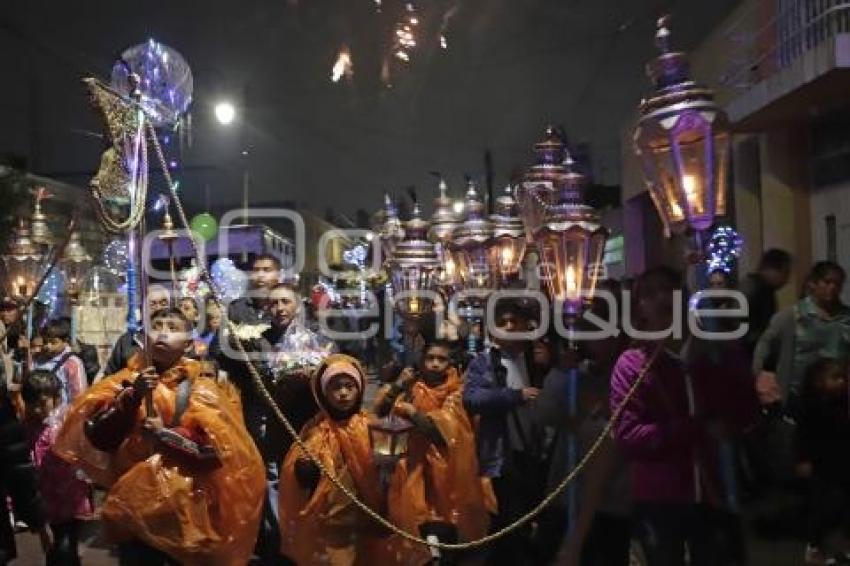 SAN PEDRO CHOLULA . PROCESIÓN DE LOS FAROLES