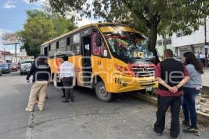 ACCIDENTE TRANSPORTE PÚBLICO