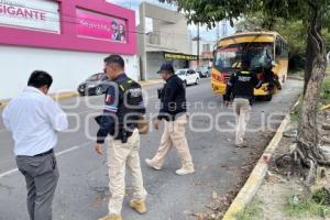 ACCIDENTE TRANSPORTE PÚBLICO