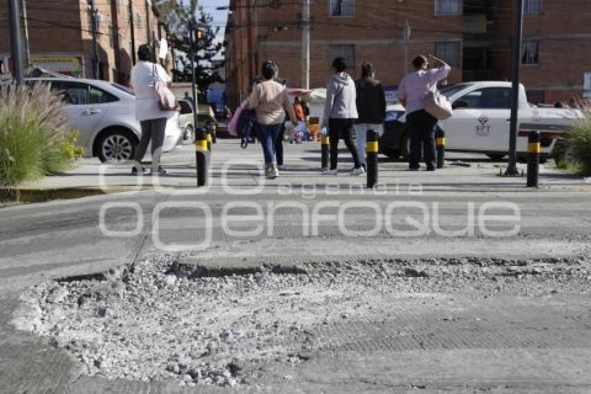 PASO PEATONAL DAÑADO