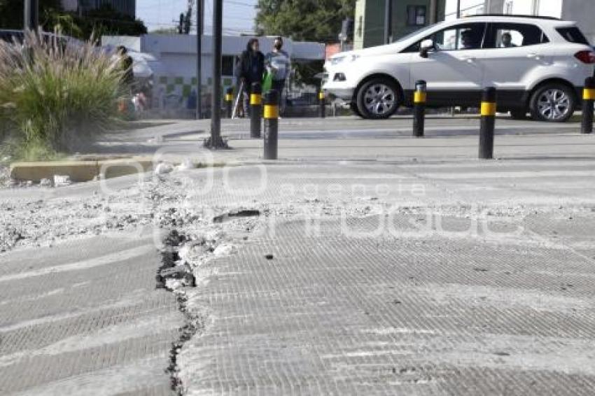 PASO PEATONAL DAÑADO